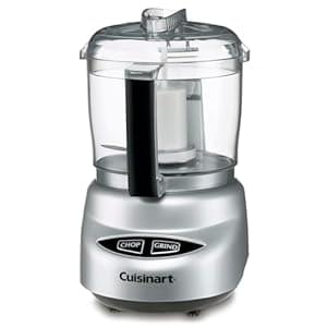 Cuisinart Food Processor, Mini-Prep 3 Cup, 24 oz, Brushed Chrome and Nickel, DLC-2ABC