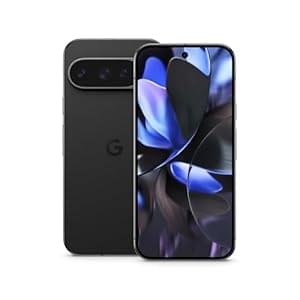 Google Pixel 9 Pro – Unlocked Android Smartphone with Gemini, Triple Rear Camera System, 24-Hour Battery, and 6.3″ Super Actua Display – Obsidian – 128 GB