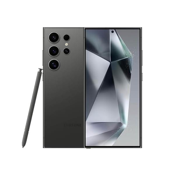 Samsung Galaxy S24 Ultra Cell Phone, 512GB AI Smartphone, Unlocked Android, 200MP, 100x Zoom Cameras, Fast Processor, Long Battery Life, Edge-to-Edge Display, S Pen, US Version, 2024, Titanium Black