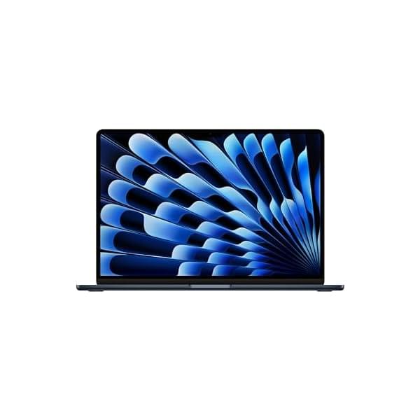 Apple 2024 MacBook Air 15-inch Laptop with M3 chip: Built for Apple Intelligence, 15.3-inch Liquid Retina Display, 8GB Unified Memory, 256GB SSD Storage, Backlit Keyboard, Touch ID; Midnight